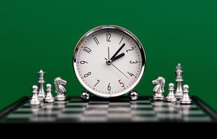 Quality time management Clocks tell time, work and daily life, managing time to the fullest extent photo