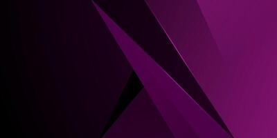 Abstract dark purple triangle papercut background. Simple overlap triangle pattern with shadow and lights. vector