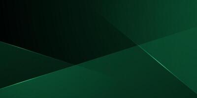 Abstract papercut dark green color background. Overlap shapes pattern with shadow and lights vector