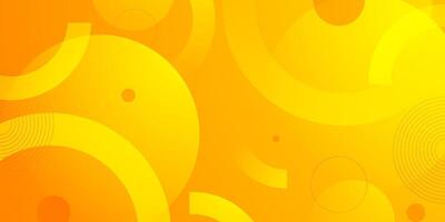 Abstract colorful circle orange background. Trendy color circle pattern design. vector