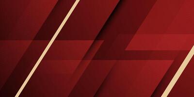Abstract dark red overlap square background. Simple papercut with shadow and lines pattern. vector