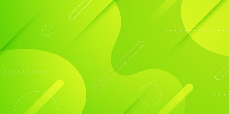 Abstract colorful bright green wave background. Minimal dynamic green background wave fluid pattern.