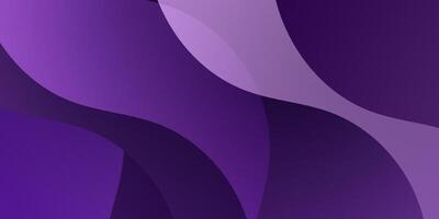 Abstract dark purple wave pattern background. Simple curve wave fluid banner background. vector