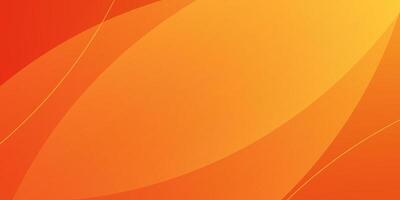 Abstract curve colorful orange frame background. Simple curve pattern shadow background. vector