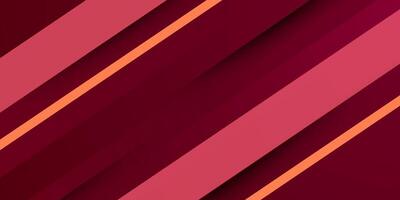 Abstract dark red overlap background. Simple papercut shapes with shadow and lines pattern. vector