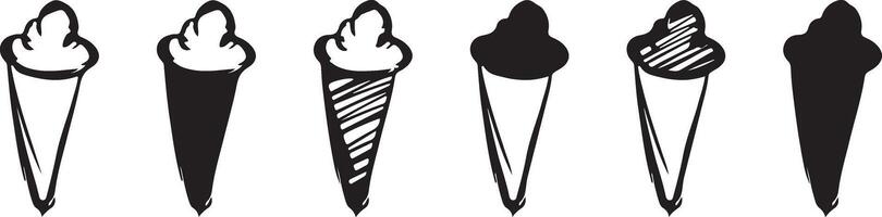 Set of Ice Creams vector