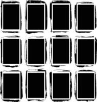 Collection of Vertical Frames vector
