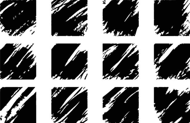 Set of Grunge Squares