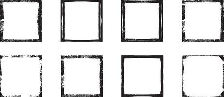 A Set of Square Frames vector