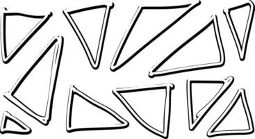 Set of Triangles vector