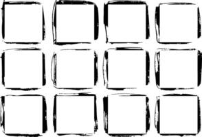 Set of Square Frames vector