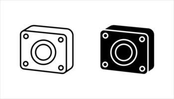 speaker icon set,. vector