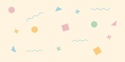 Abstract Simple Design Cream Background vector