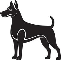 Small Dog Silhouettes Chihuahua, Pug, Dachshund Outline Set vector