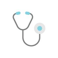 Stethoscope icon highlights medical attention and health monitoring perfect for hospitals clinics and awareness visuals vector