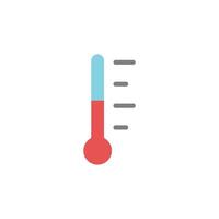 Thermometer icon reflects symptom monitoring and precautionary health measures ideal for World Health Day and healthcare events vector