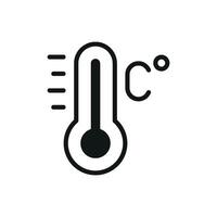 Thermometer icon highlights health diagnostics and safety measures perfect for healthcare branding and preventive care visuals vector