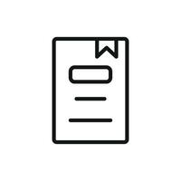 Book with bookmark icon emphasizes intellectual growth and reading commitment ideal for global reading initiatives and learning visuals vector