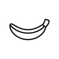 Banana fruit icon represents a quick energy source and immune support ideal for breakfast recipes and health illustrations vector