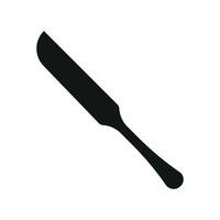 Knife icon emphasizes clean cuts, cooking techniques, and daily use in food preparation and kitchen illustrations vector
