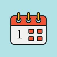 Calendar marked May 1 icon represents Labor Day, worker rights, and global unity, perfect for promoting worker advocacy and events vector