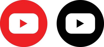 YouTube Logo Icon . YouTube Logo . YouTube Logo. Editorial Use Only. vector