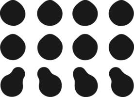 Blob Shape Bundle. Set of irregular Shape. vector