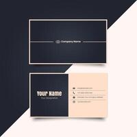 Modern business cards editable templates. Gradient stylish luxury business card template. print ready vector