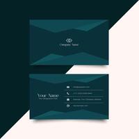 Modern business cards editable templates. Gradient stylish luxury business card template. Print ready template vector