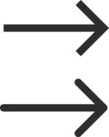 arrow right icon set. Click icons. cursor. computer mouse click symbol vector