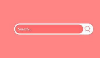Search bar web template icon. boxes template for web page internet browser. engine browser mockup vector