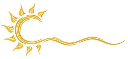 The Symbol of Sun. vector