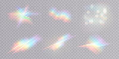 Discover Colorful and Eye catching Light Effects with Sparkles Designed for Your Creative and Imaginative Designs vector