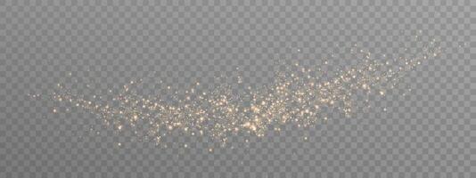Golden Sparkle Wave designed specifically for Background Decoration, adding a touch of elegance and flair vector