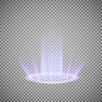Futuristic Energy Portal featuring Stunning Light Effects and a Beautiful Glow all around it in the visuals vector