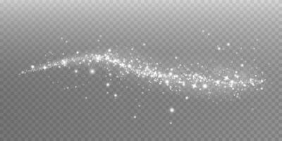 Sparkling Glitter Trail Effect for Art and Design Projects to enhance creativity and inspiration in your works vector