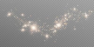 An Elegant Sparkling Light Effect Perfectly Crafted for Diverse Design Projects and Creative Endeavors vector