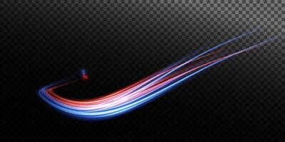 An Abstract Background Featuring Dynamic Colorful Light Trails That Captivates the Viewer with Its Vividness vector