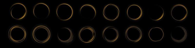 Phases of the Moon Representation creatively illustrated through the use of circular shapes and designs vector