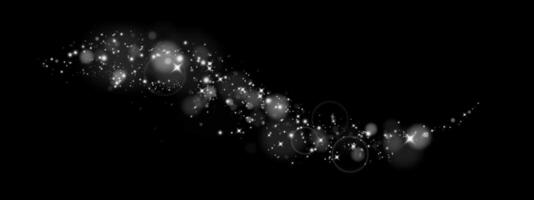 Exploring Abstract Space Design Using Stars and Various Light Effects in a Creative and Artistic Manner vector