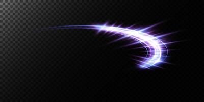 Dynamic Light Trail Effect for Graphics Design A creative technique that enhances visual artistry and aesthetics vector
