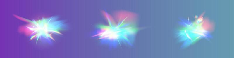 Abstract Colorful Light Effects Featuring Soft Hues and Beautiful Glows That Captivate the Imagination vector