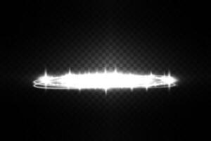 A Glowing Light Ring set against a Dark Background to create a stunning visual effect and abstract aesthetic vector