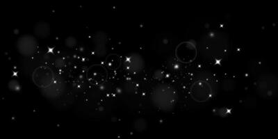 An Exquisite Beautiful Starlit Background Decorated with Sparkling Celestial Particles to Enrich the Atmosphere vector