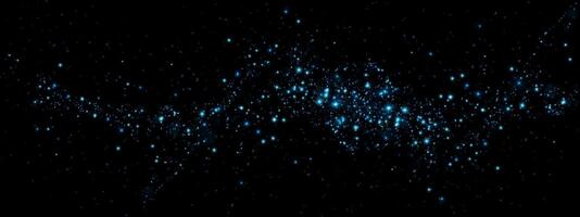 An Abstract Blue Starry Background design with vibrant Light Particles that inspire creativity and wonder vector