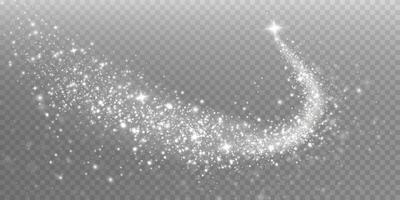 Glittering Sparkle Effect with Shimmering and Dazzling Particles in a Beautiful and Colorful Background vector
