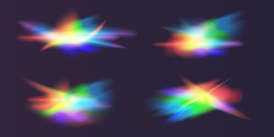 Experience Abstract Colorful Light Effects manifested through Vibrant Patterns that captivate the imagination vector