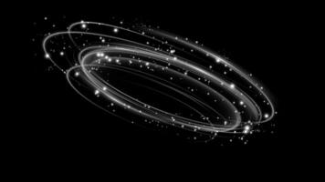 Abstract Light Trails and Beautiful Sparkles on a Dark Background to create a stunning visual experience vector