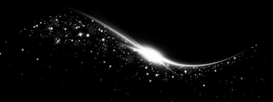 Cosmic Wave A Fascinating Glimpse into the AweInspiring Splendor of the Vast Universe and Galaxies vector