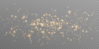Sparkling golden dust particles perfect for creating stunning festive designs and vibrant backgrounds vector